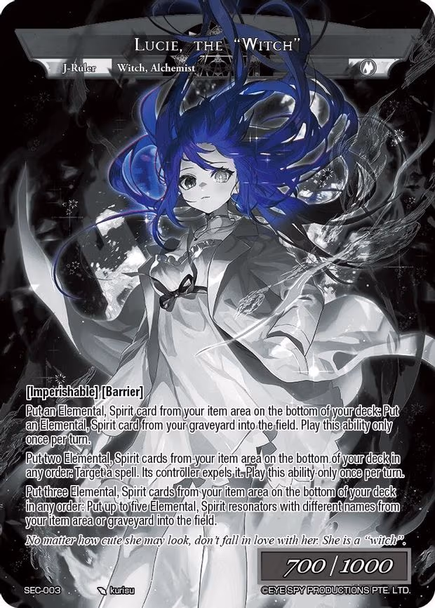 Lucie, Synthetic Alchemist // Lucie, the "Witch"
