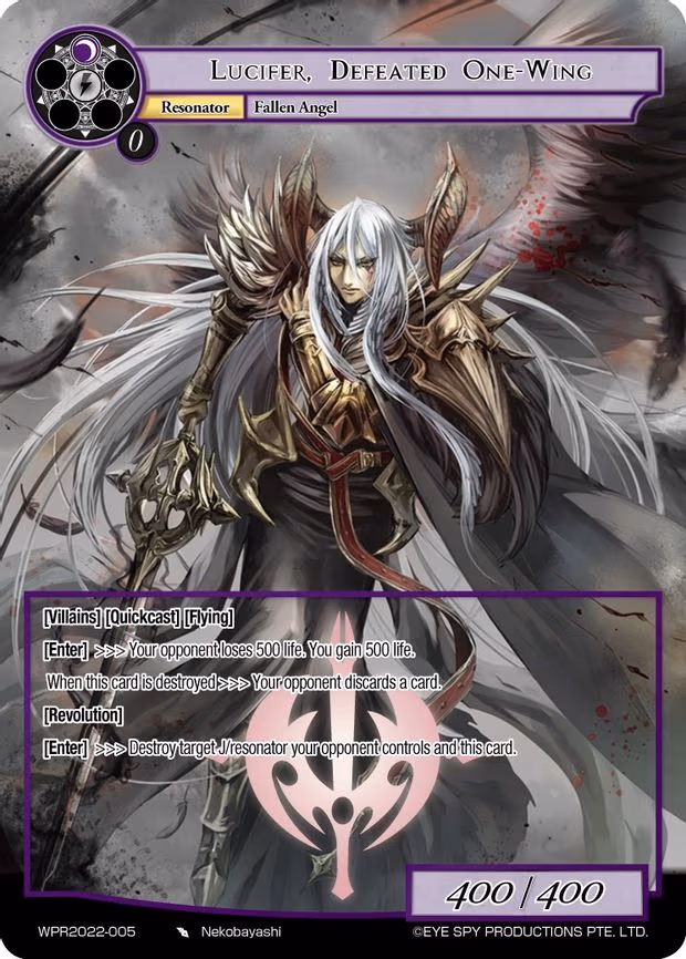 Lucifer, Defeated One-Wing