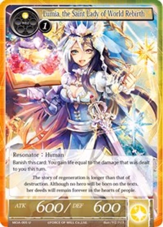 Lumia, the Saint Lady of World Rebirth - Uncommon (MOA-005)