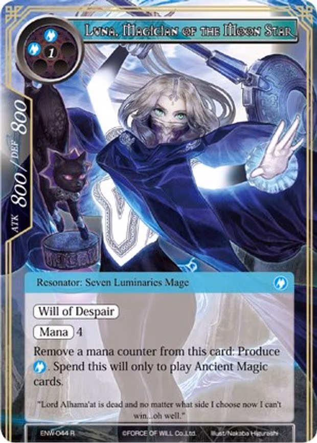 Luna, Magician of the Moon Star - Rare (ENW-044)