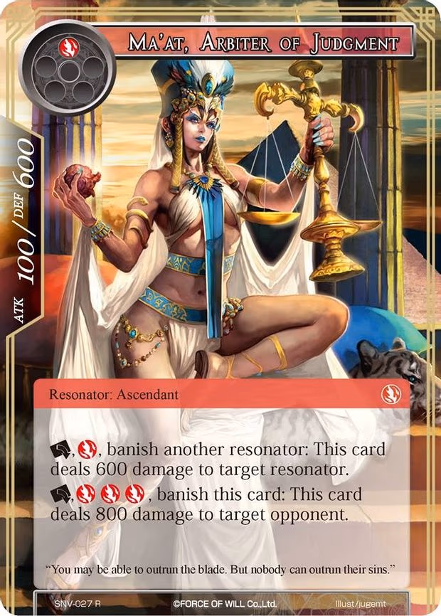 Ma'at, Arbiter of Judgment - Rare (SNV-027)