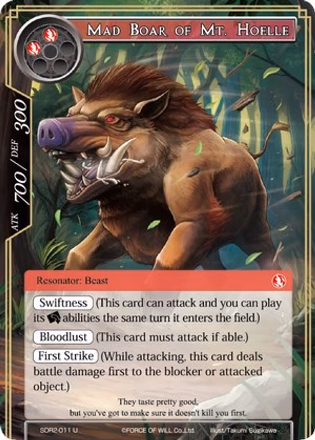 Mad Boar of Mt. Hoelle - Uncommon (SDR2-011)