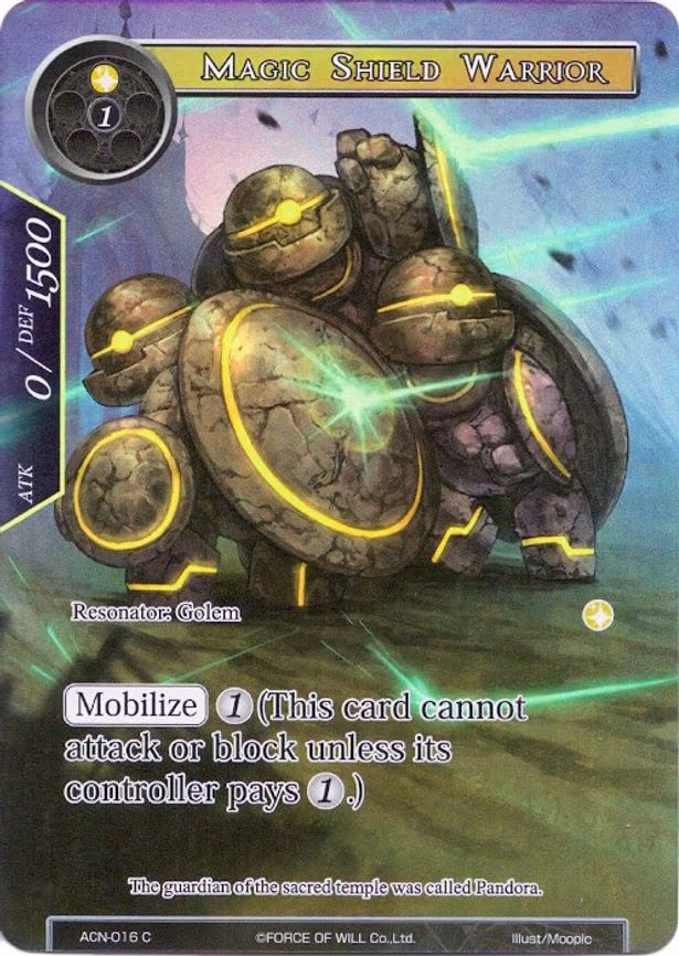 Magic Shield Warrior - Common (ACN-016)
