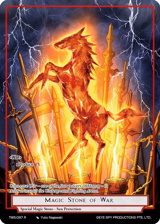 Magic Stone of War - Rare (TWS-097 R)