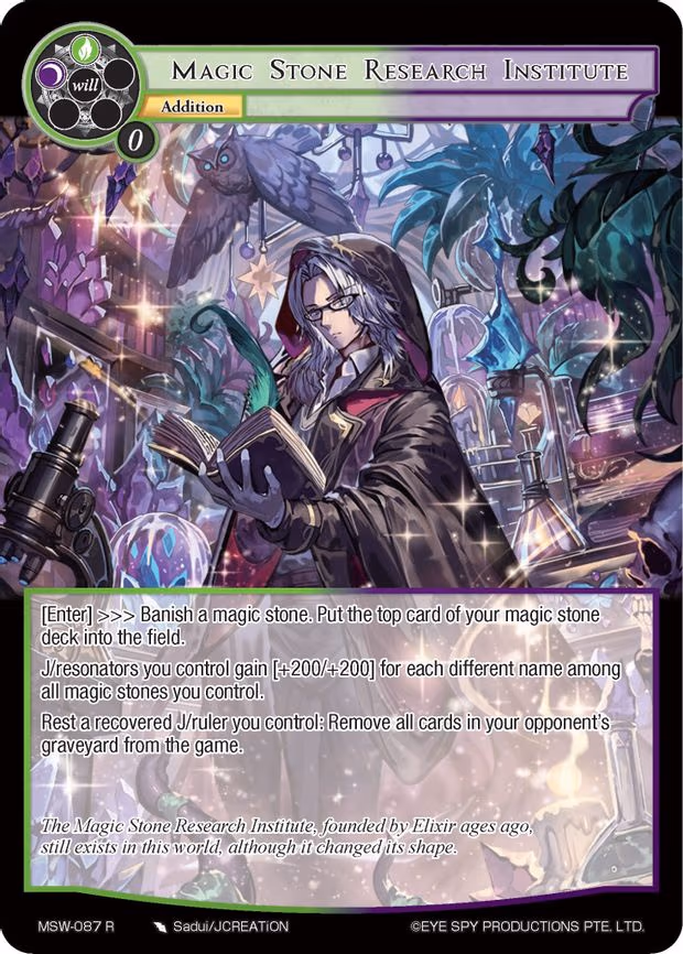 Magic Stone Research Institute - Rare (MSW-087)