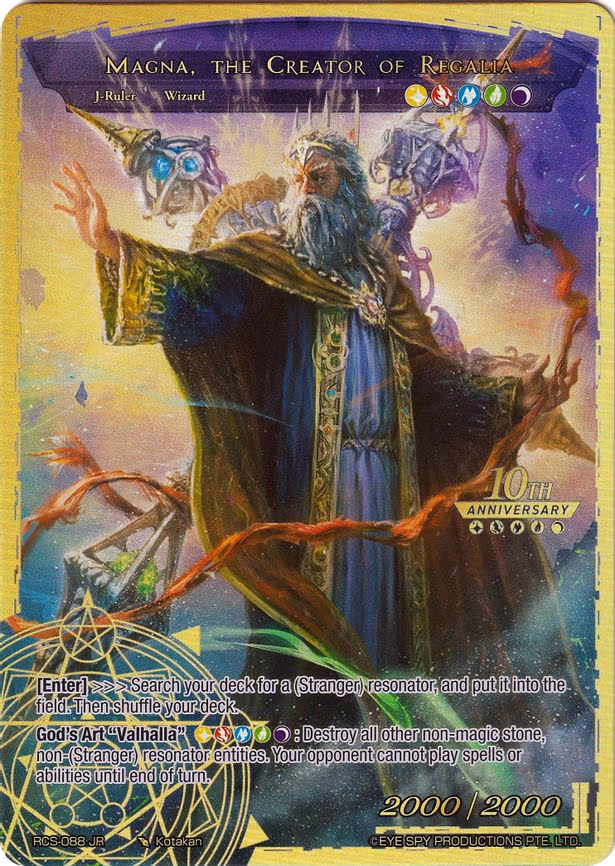 Magna, the Creator of Regalia - Ruler Rare (RCS-088 JR)