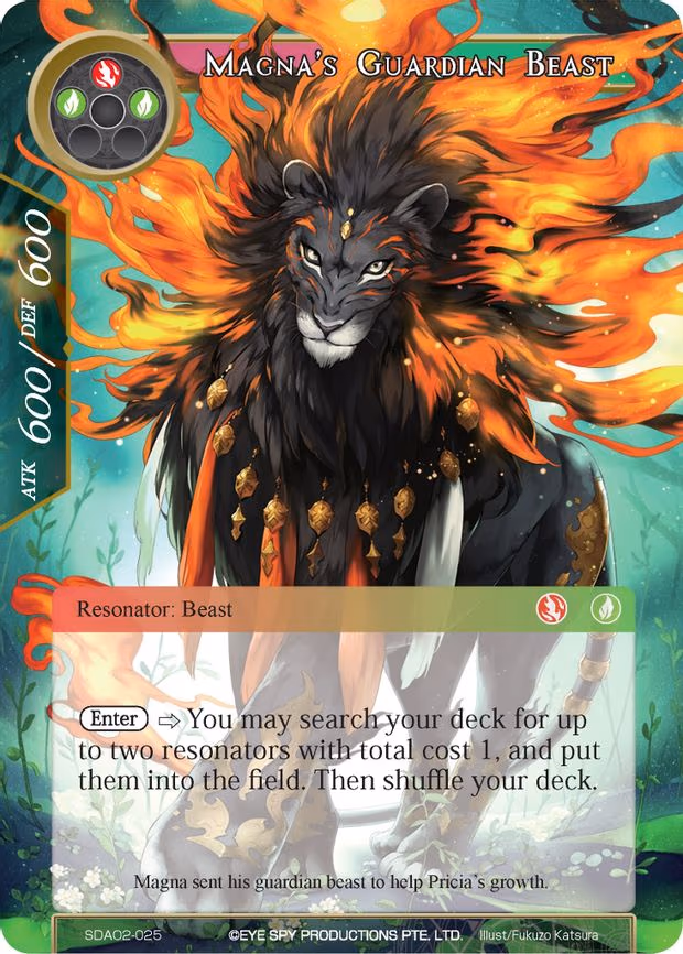 Magna's Guardian Beast - Starter Exclusive (SDAO2-025)