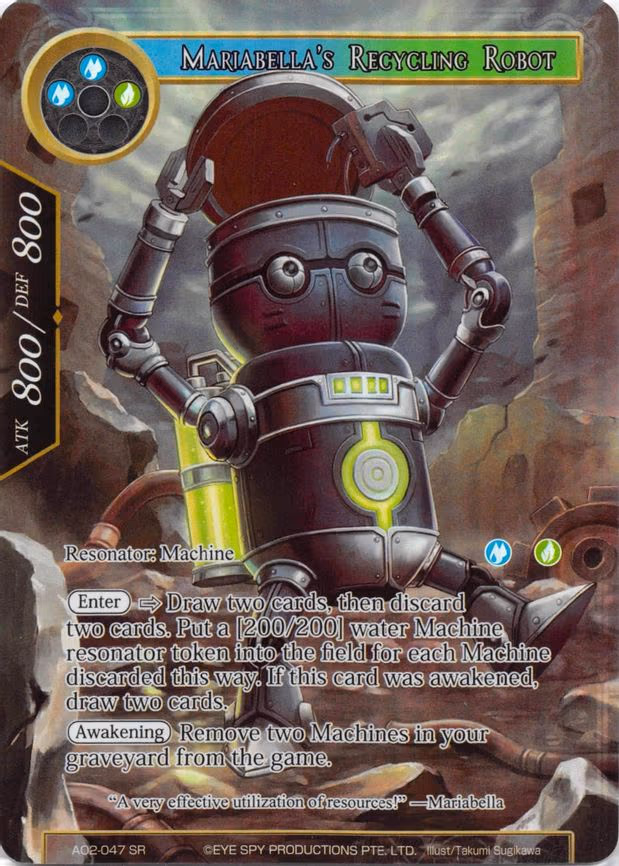 Mariabella's Recycling Robot - Super Rare (AO2-047)