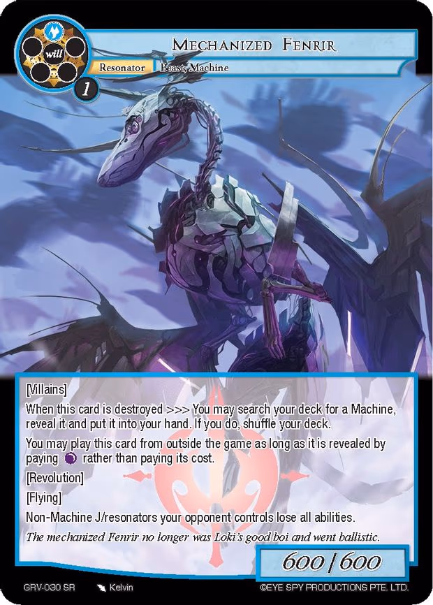 Mechanized Fenrir - Super Rare (GRV-030)