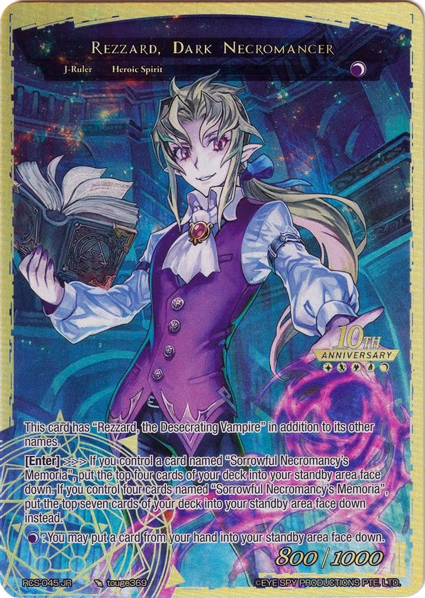 Memoria of the Seven Lands // Rezzard, Dark Necromancer - Ruler Rare (RCS-045 JR)