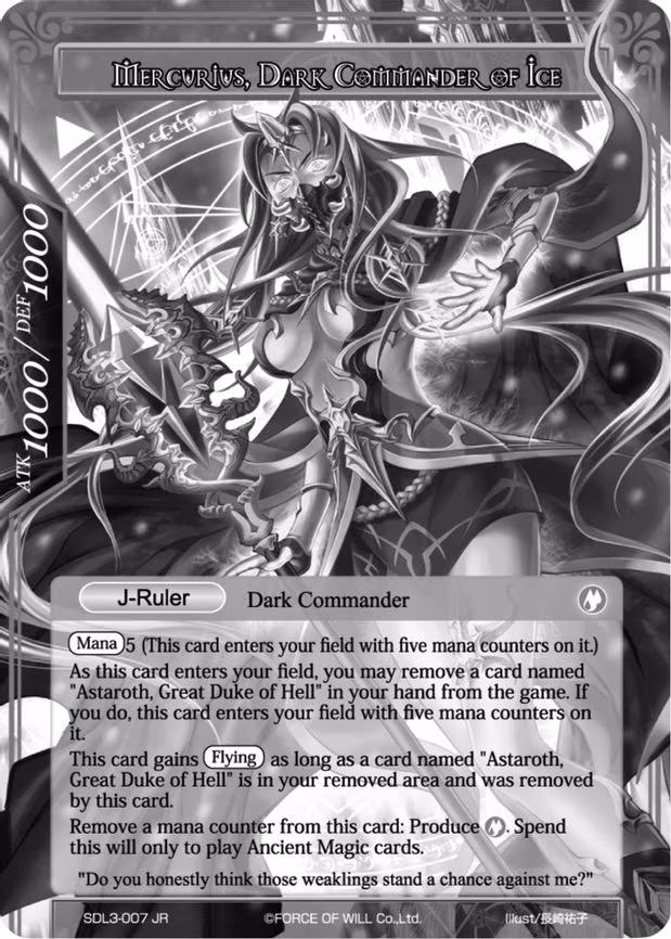 Mercurius, Wizard of the Water Star // Mercurius, Dark Commander of Ice