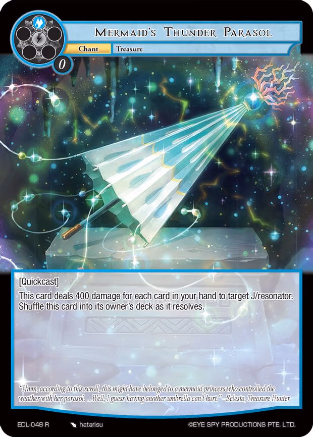 Mermaid's Thunder Parasol - Rare (EDL-048)