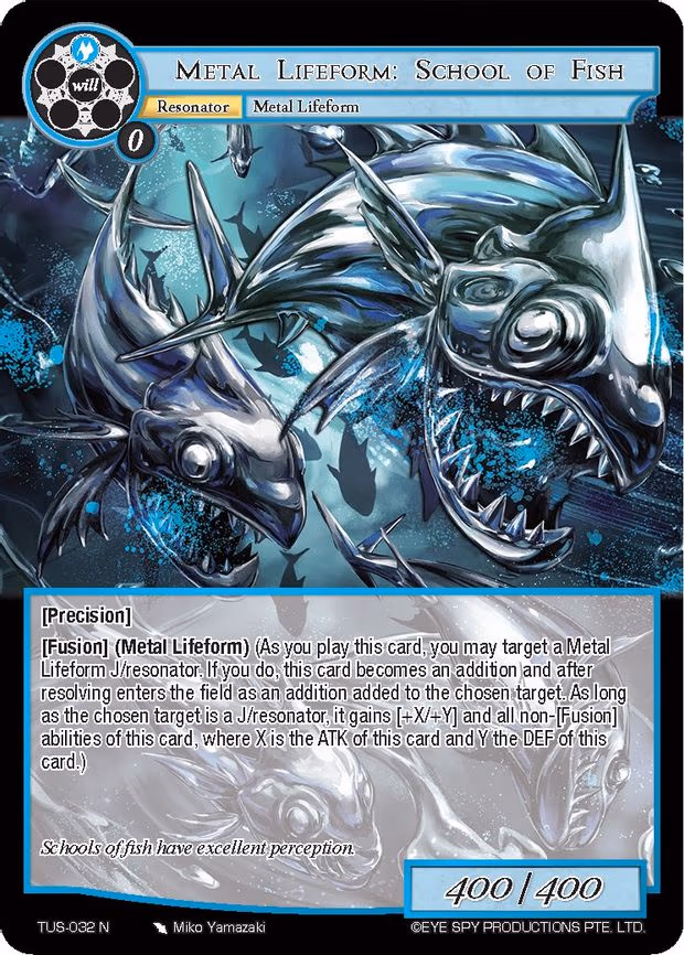 Metal Lifeform: School of Fish - Normal (TUS-032 N)