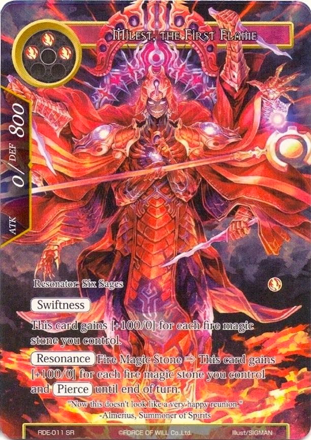 Milest, the First Flame - Super Rare (RDE-011)