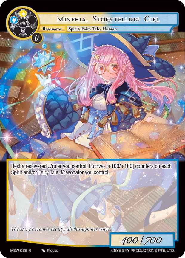 Minphia, Storytelling Girl - Rare (MSW-088)