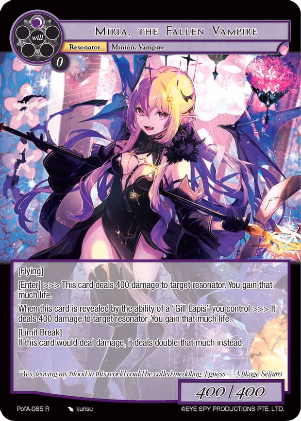 Miria, the Fallen Vampire