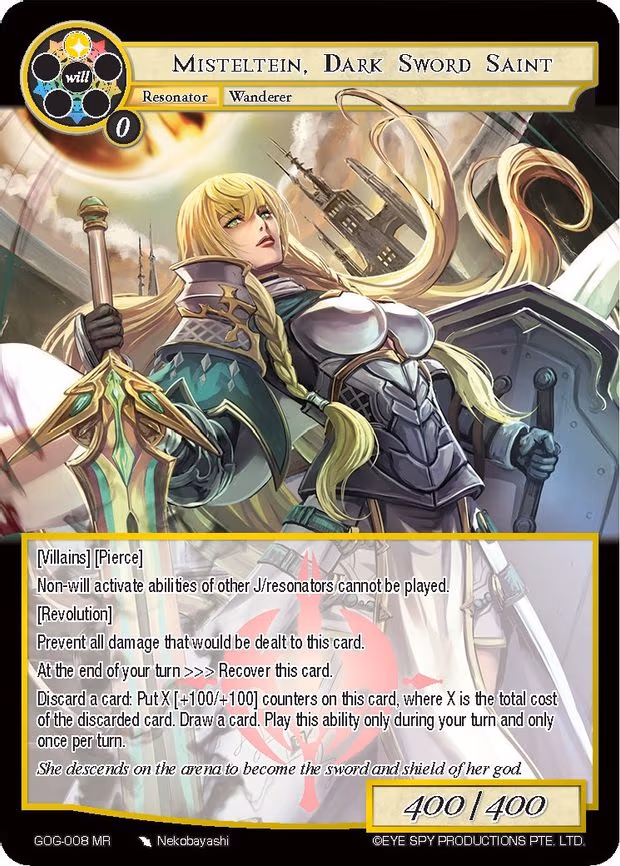 Misteltein, Dark Sword Saint - Marvel Rare (GOG-008)