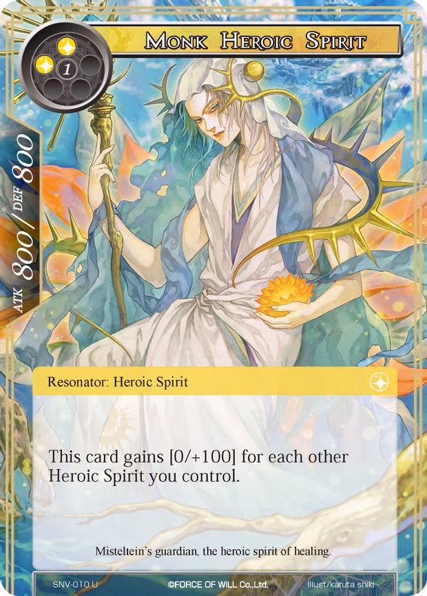 Monk Heroic Spirit - Uncommon (SNV-010)