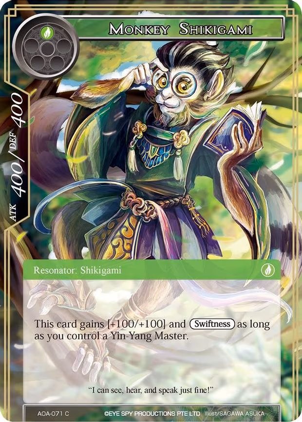 Monkey Shikigami - Common (AOA-071)