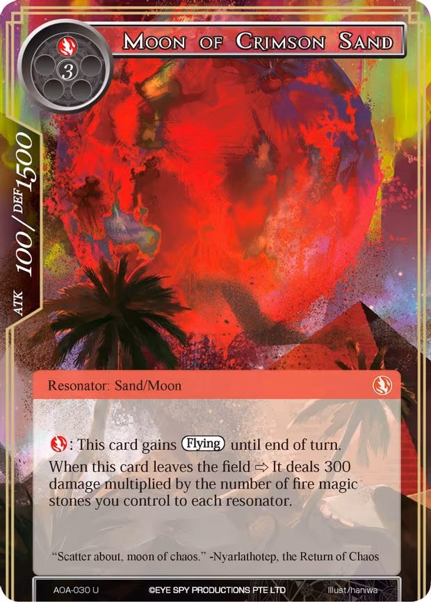 Moon of Crimson Sand - Uncommon (AOA-030)