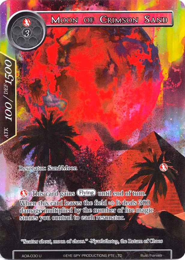 Moon of Crimson Sand - Uncommon (AOA-030)