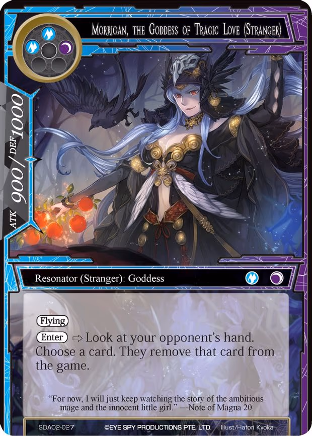 Morrigan, the Goddess of Tragic Love (Stranger) - Starter Exclusive (SDAO2-027)