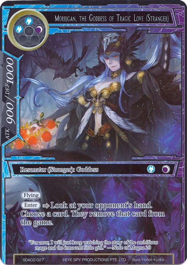 Morrigan, the Goddess of Tragic Love (Stranger) - Starter Exclusive (SDAO2-027)