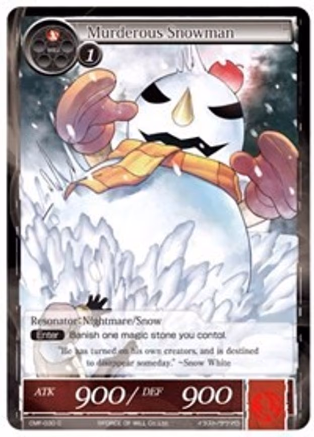 Murderous Snowman - Common (CMF-030)