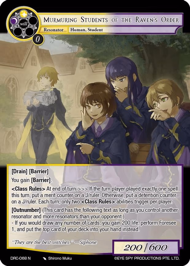 Murmuring Students of the Raven's Order - Normal (DRC-068 N)