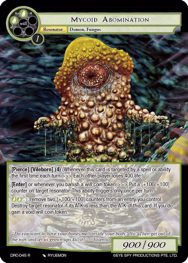 Mycoid Abomination - Rare (DRC-045 R)
