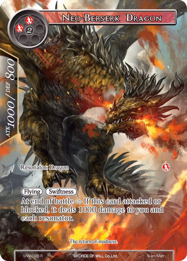 Neo-Berserk Dragon - Rare (SNV-028)