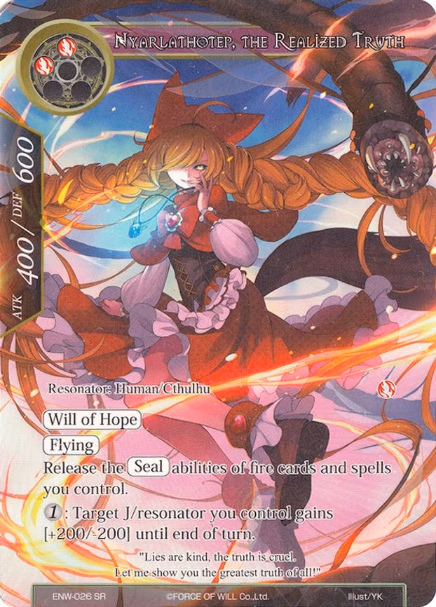 Nyarlathotep, the Realized Truth - Super Rare (ENW-026)