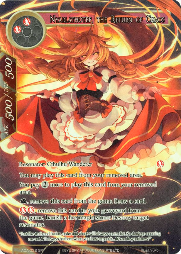 Nyarlathotep, the Return of Chaos - Super Rare (AOA-032)