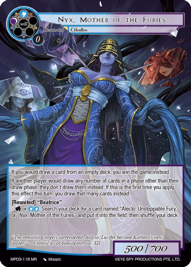Nyx, Mother of the Furies