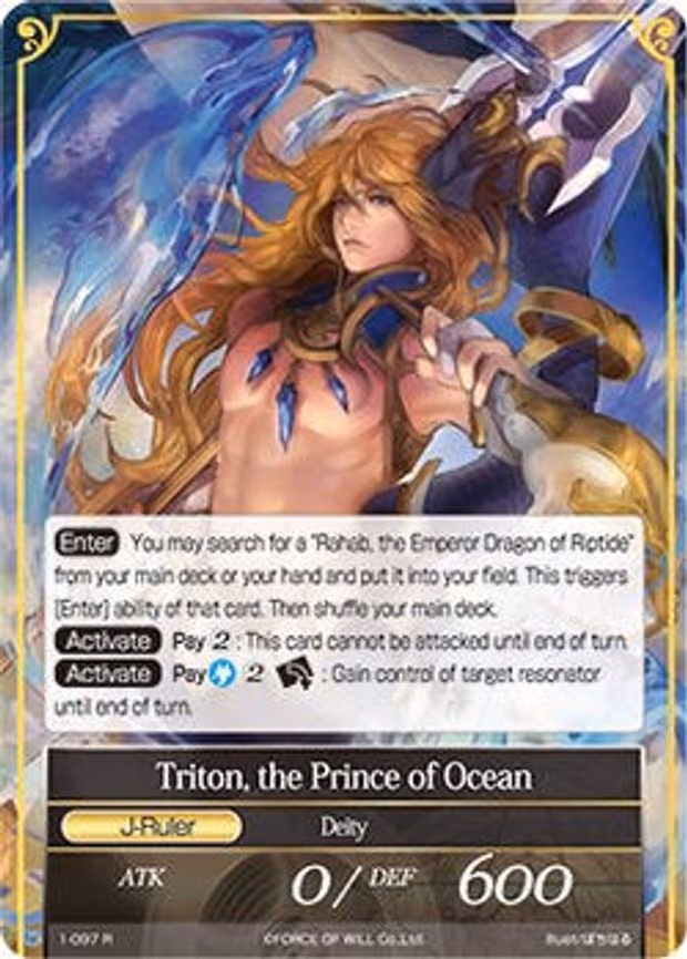 Oathkeeper of the Sacred Sea // Triton, the Prince of Ocean - Rare (1-097/J)