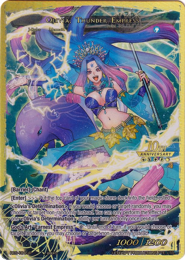 Olivia, Thunder Empress - Ruler Rare (RCS-104 JR)