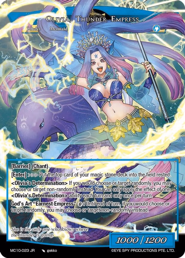 Olivia Thunder Empress - Ruler Rare (MC10-023 JR)