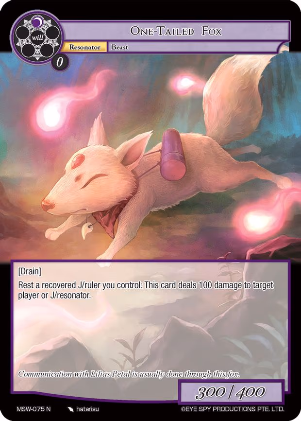 One-Tailed Fox - Normal (MSW-075)