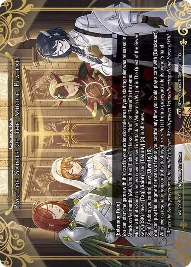 Pact of Saints of the Middle Plateau - XR (AVL-095 XR)