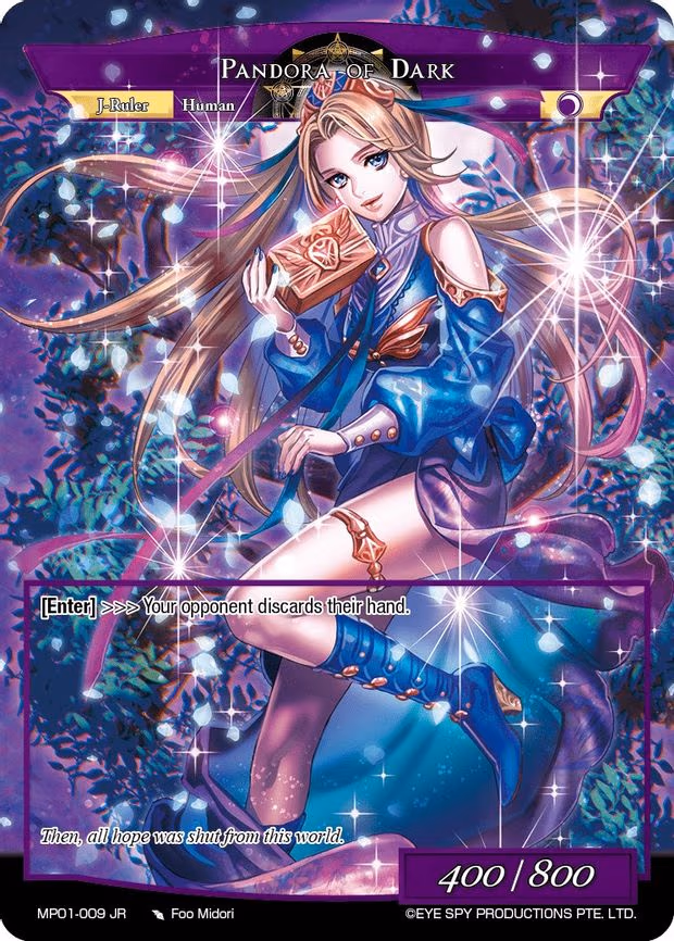 Pandora, Girl of the Box // Pandora of Dark - Ruler Rare (MP01-009 JR)