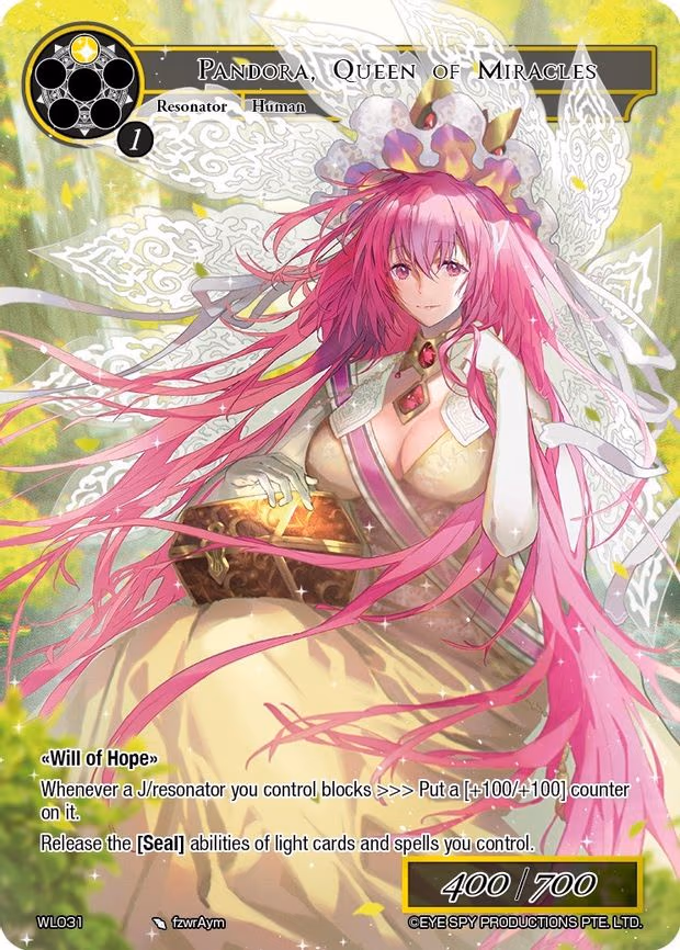 Pandora, Queen of Miracles