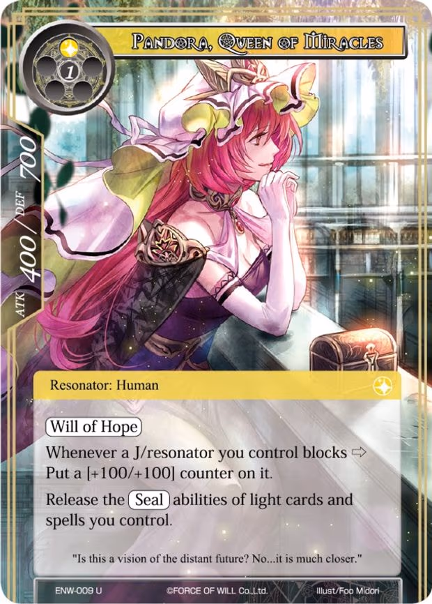 Pandora, Queen of Miracles - Uncommon (ENW-009)