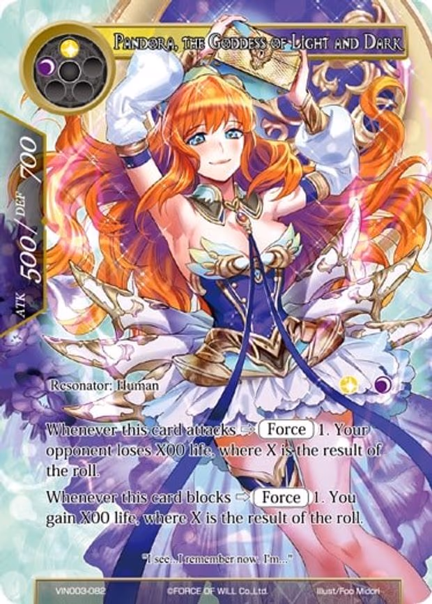 Pandora, the Goddess of Light and Dark
