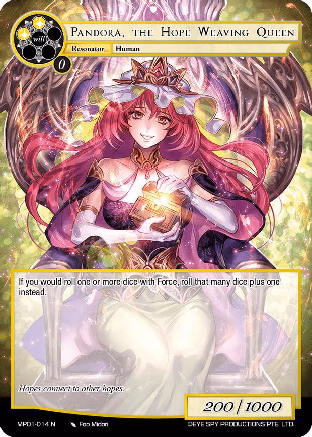 Pandora, the Hope Weaving Queen - Normal (MP01-014 N)