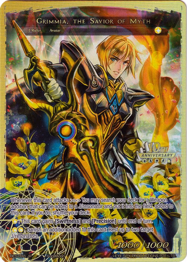 Pandora, the Weaver of Myth // Grimmia, the Savior of Myth - Ruler Rare (RCS-016 JR)