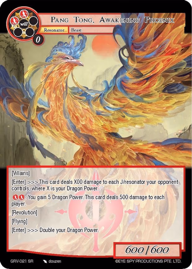 Pang Tong, Awakening Phoenix - Super Rare (GRV-021)