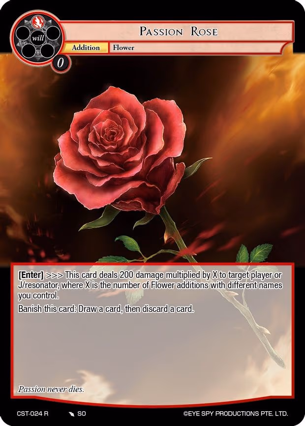 Passion Rose - Rare (CST-024 R)