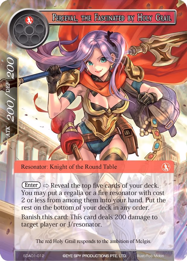 Perceval, the Fascinated of Holy Grail - Starter Exclusive (SDAO1-012)