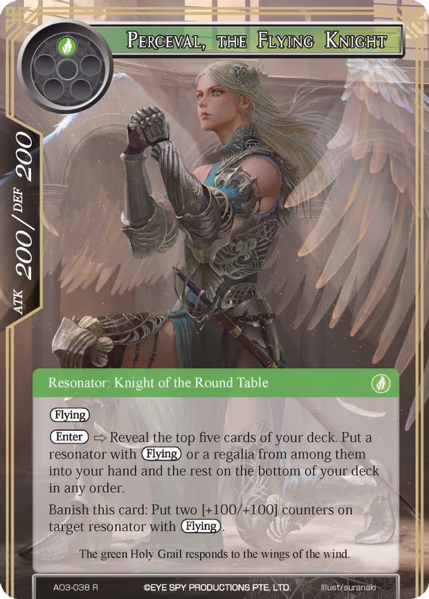 Perceval, the Flying Knight - Rare (AO3-038)