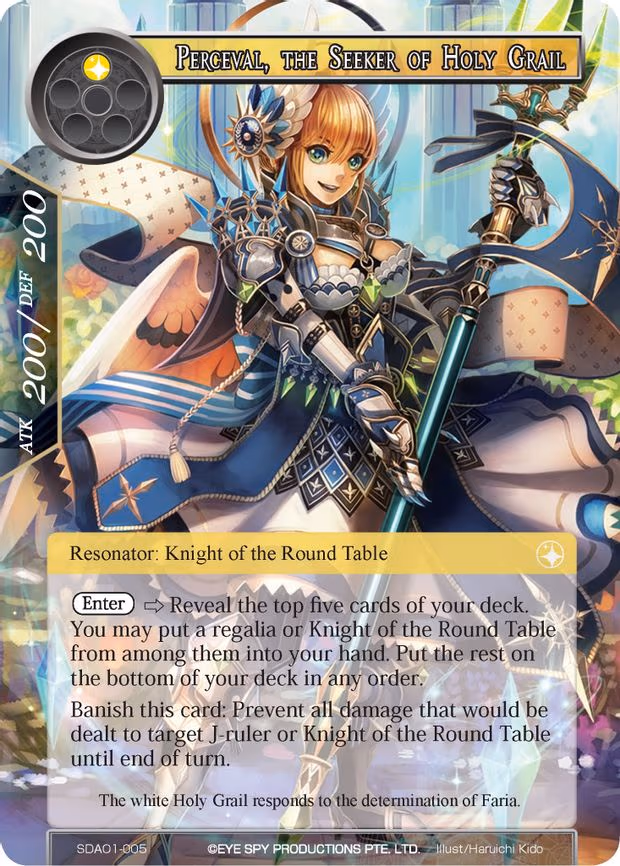 Perceval, the Seeker of Holy Grail